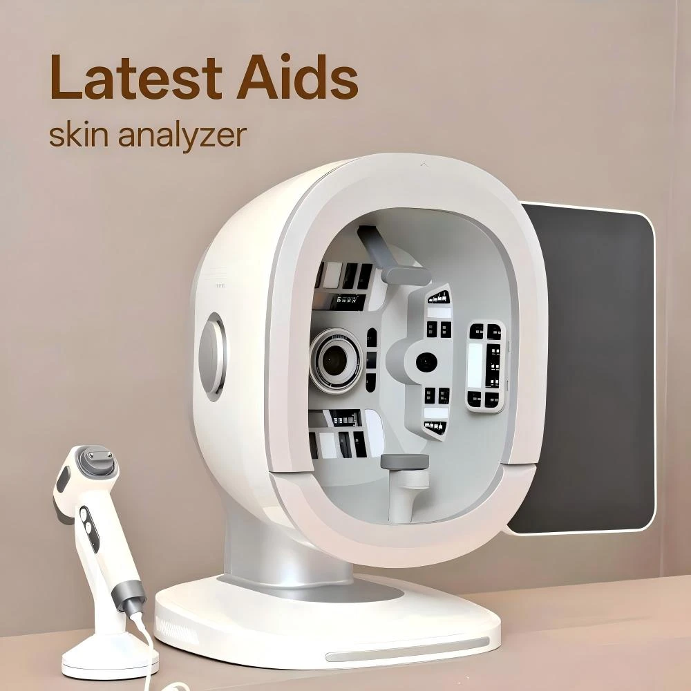 Go'zallik klinikasi va uyda terini parvarish qilishni boshqarish uchun 3D teri analizatori professional yuz terisi skaneri